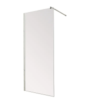 Душова перегородка Mixxus Premium FLAT SP01-120x200-TR Walk-In прозоре скло 8мм, CHROME (MI6852)